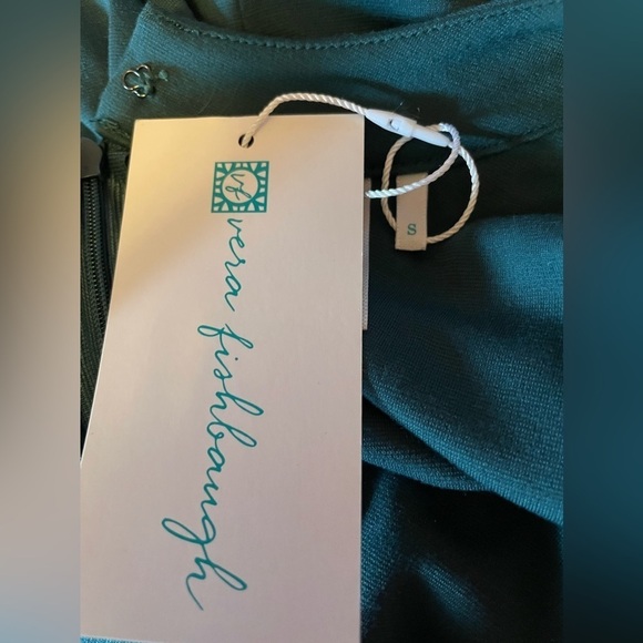 NWT Vera Fishbaugh one shoulder dress - Picture 3 of 4